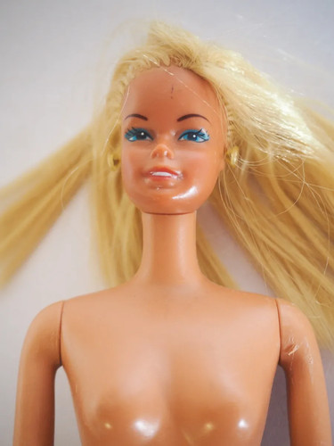 Barbie ohne Gewand von 1966 - Mattel - Blonde Haare Blaue Augen - Picture 3 of 4