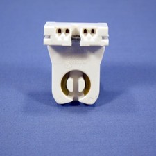 Leviton 13353-N Fluorescent Lamp Holder Socket Medium Bi-Pin T-8 T-12 LowProfile