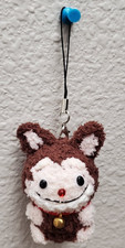 Adorable Handcraft Crochet Handmade Labubu Doll Drk Brown Stuffed Plush Keychain