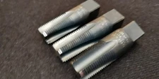 BRUBAKER USA  3/8-18 NPTF  pipe taps  HSS  ~ 3 pieces