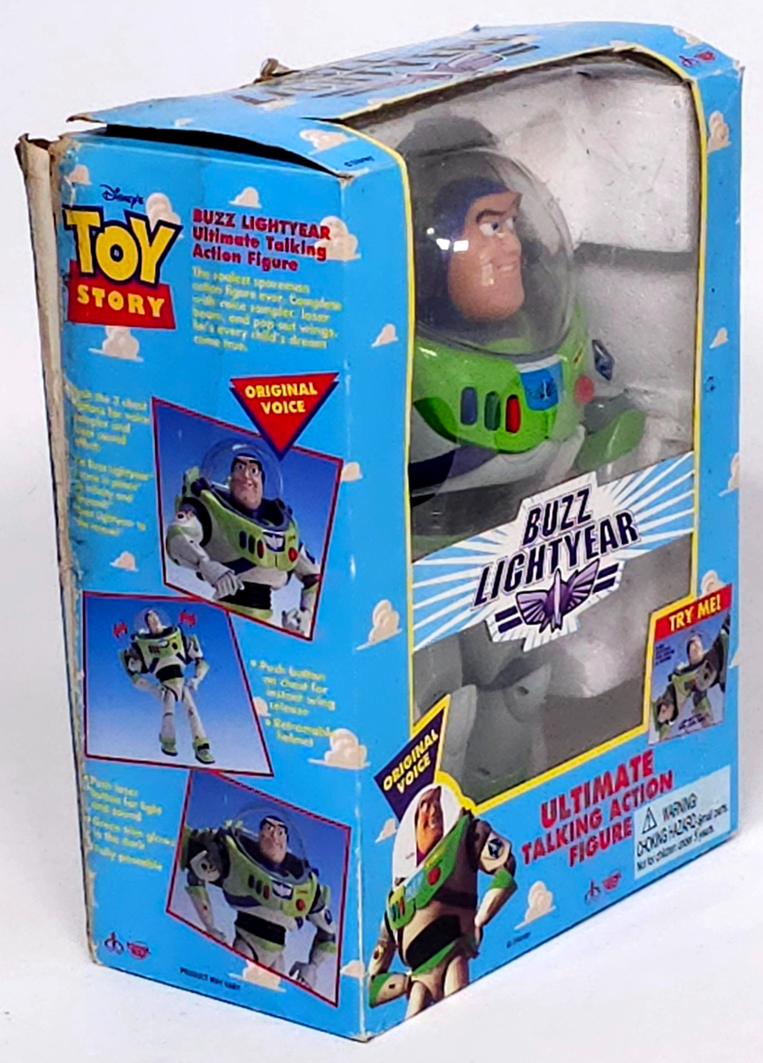 Vtg 1995 Thinkway Disney Toy Story Buzz Lightyear Ultimate Talking