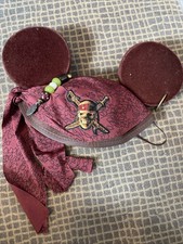 Limited Edition Pirates  Carribean Mickey Mouse Ears Hat Disney Parks Cruise