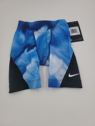 Nike Performance Swimwear Amp Axis Boys Jammer Size 22 Age 6-7 XS - Black/Blue