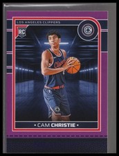 2024-25 Panini NBA Hoops Basketball #276 Cam Christie Base Rookies Purple