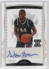 2022-23 Leaf Trinity Holo Silver 15/15 Gabe Brown #BA-GB1 Auto 3y4