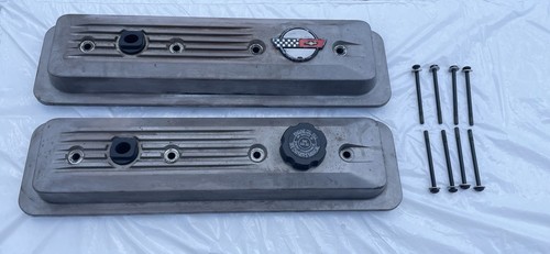 GM 14087493/14087494 Valve Covers, Left & Right, Magnesium, Painted, Vette, Pair