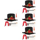 4 Sätze Weihnachts -Schneemann Kostümversorgung DIY Weihnachtsschneeme