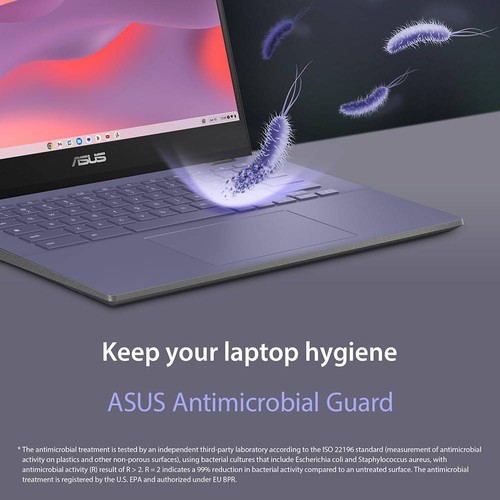 ASUS Chromebook CM1402CM2A Laptop MediaTek Kompanio 520 4GB 128GB eMMC 14" FHD - Picture 5 of 6