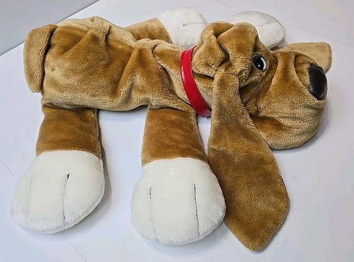 Big Hound Dog Plush Puppy Toy Floppy Huggable Pillow Toy Approx 20" Long Vintage - Picture 4 of 18