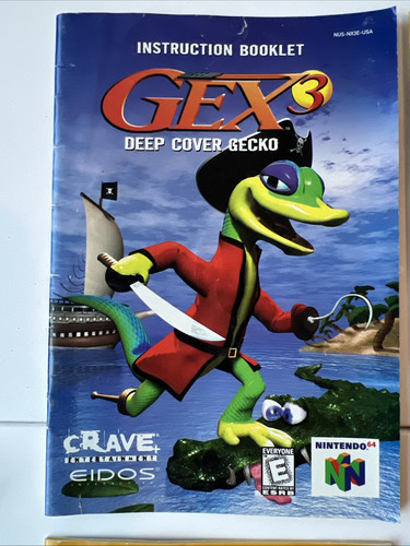 Lotto solo libretto istruzioni Nintendo 64 N64 Asino Mario Smash Gex Banjo - Foto 2 di 20