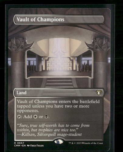 Vault of Champions (Borderless) Commander Masters #667