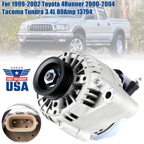 13794 Alternator for Toyota Tacoma 4Runner Tundra 1999 2000 2001 2002 3.4L V6 - Picture 2 of 9