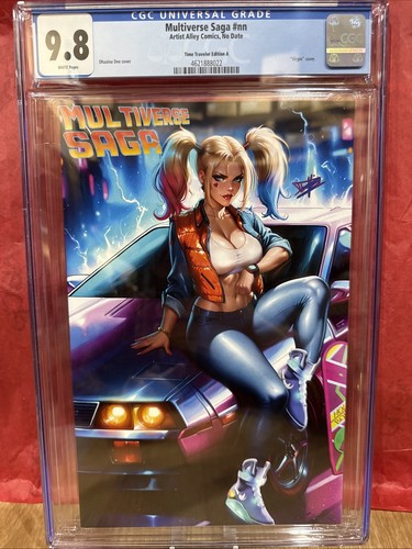 Multiverse Saga Back To The Future Harley Cosplay Graded Comic Cgc 9.8 Time Cvr - Picture 2 of 4