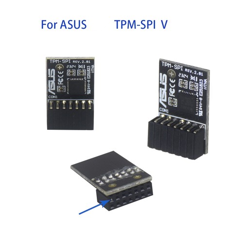 Nuevo módulo de placas base TPM2.0 SPI módulo de cifrado de 14 pines para sistema operativo UEFI - Imagen 2 de 5