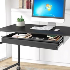 Metal Under Desk / Shelf Pull-Out Drawer Storage Organizer Office Heavy Duty