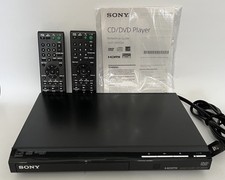 Sony DVP SR510H 1080p DVD Player With 2 Remotes Black