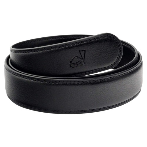 QHA Mens Ratchet Leather Belt Strap Replacement for Automatic Sliding Buckle Q01 - Picture 18 of 43