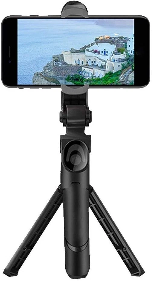 Trípode Monopie Palo Selfie Extensible + Control Remoto Bluetooth Desmontable Gira 360° Foto 4 de 4