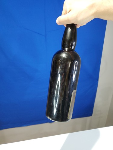 Antique Dyson's Red Cross Brown Vinegar Bottle Paper Label Glass Winnipeg Canada - Picture 21 of 23