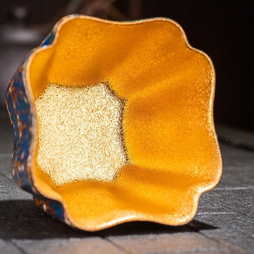 Lacquerware tea set, handmade lacquer light luxury gilt kung Fu tea cup gift box - Picture 3 of 33