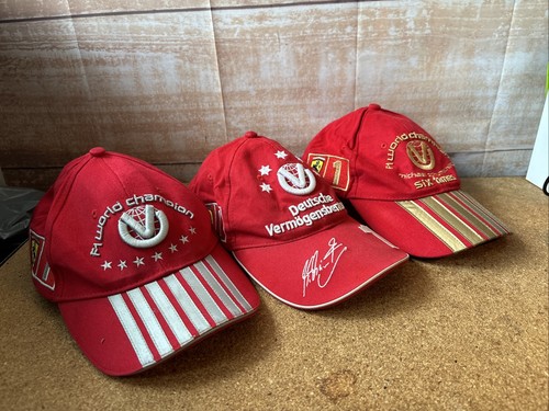 Michael Schumacher Hat 2003 Ferrari F1 Racing Cap Bundle Used Vintage