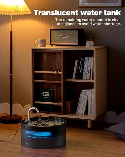 Cat Water Fountain For Drinking: 3.2L Automatic Dog Bowl Indoor - Electric Pet - Picture 3 of 5