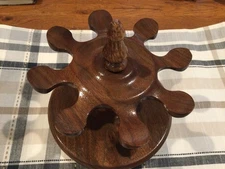 8 Shaving Brush Carousel by Bobby Moffett Sawdust Creations Studio