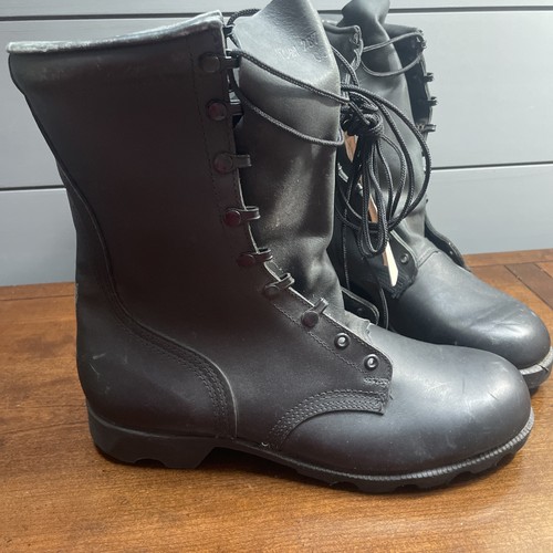 Vintage US Military Jungle Boots Mens Size 10.5W Spike Protective 80s - Picture 5 of 16