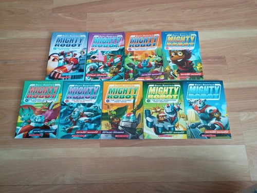 Ricky Ricotta's Mighty Robot Books 1-9 Complete Collection Set Series Dav Pilkey