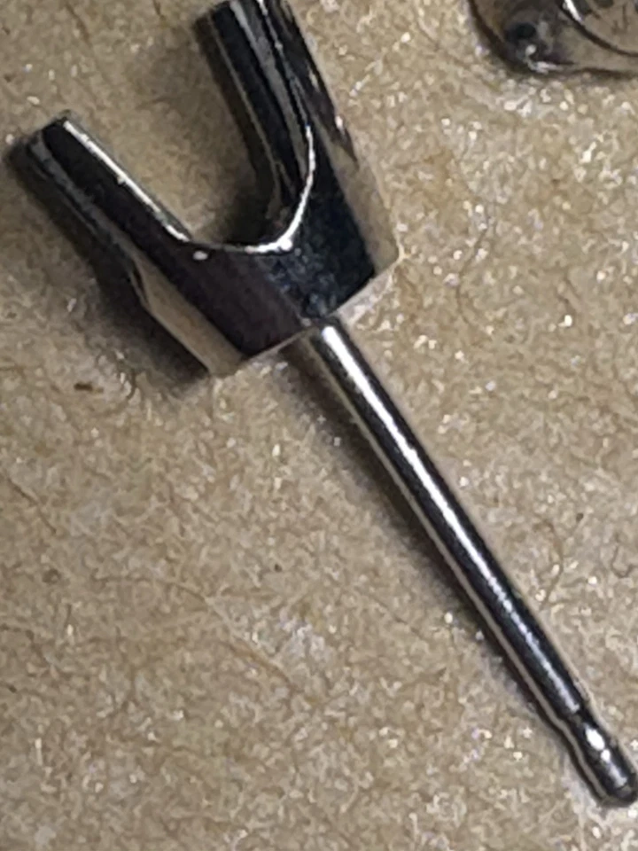 4 Prong 5mm Stud Earrings Settings Mountings Screw Back in 14K Solid White Gold - Image 4 of 4