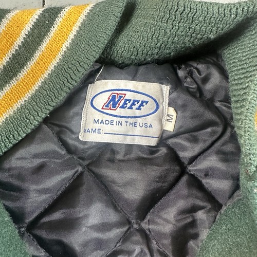 Y2K Cheerleader Letterman Jacke Größe Medium Wolle Leder Patches Sid Vicious - Bild 9 von 16