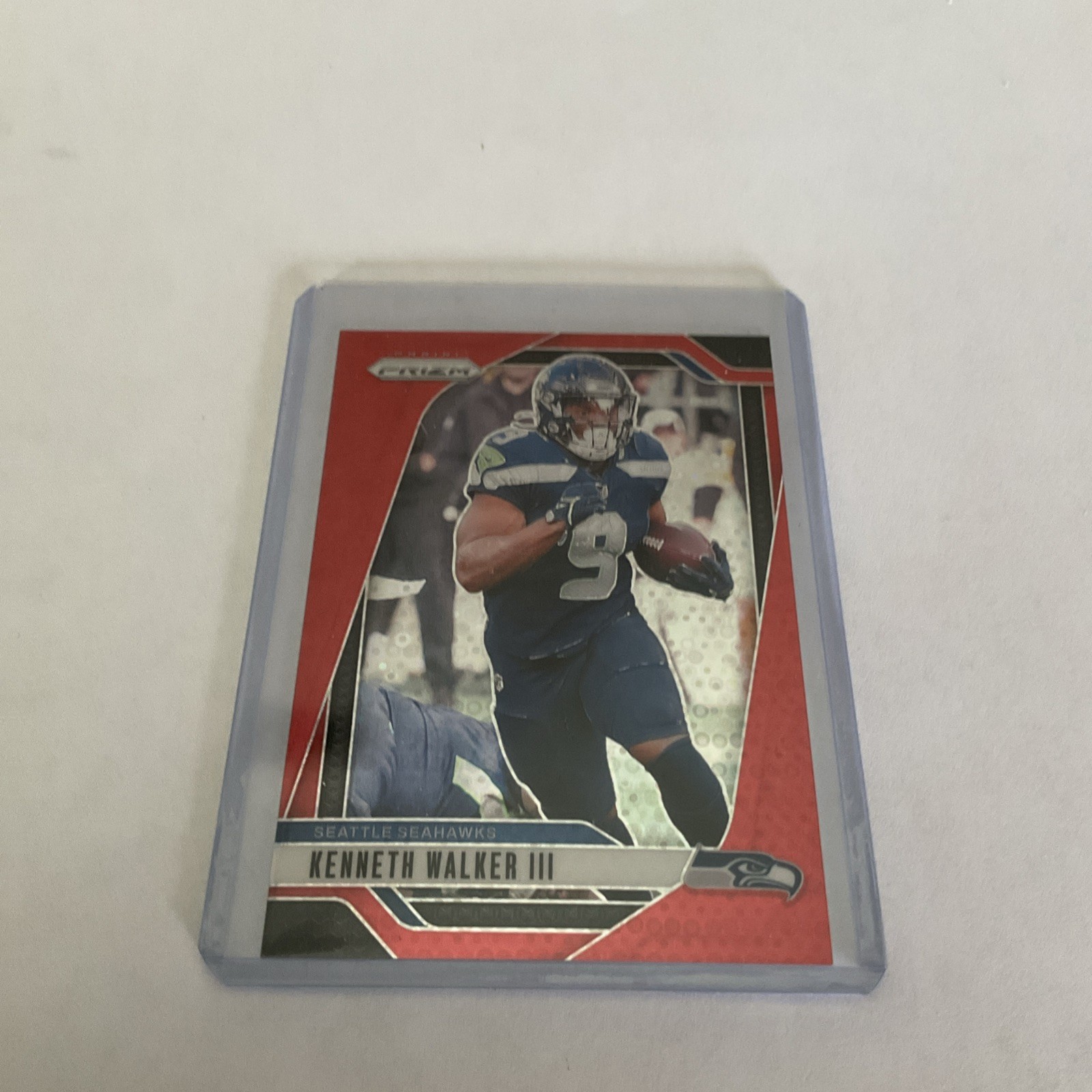 Kenneth Walker III 2024 Panini Prizm No Huddle Red  75 #260 Seattle Seahawks