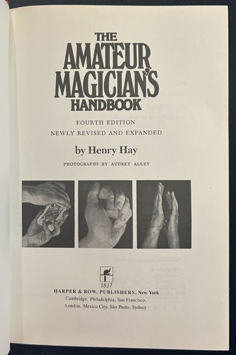 Amateur Magician’s Handbook (Henry Hay) -1982 - Bild 2 von 3