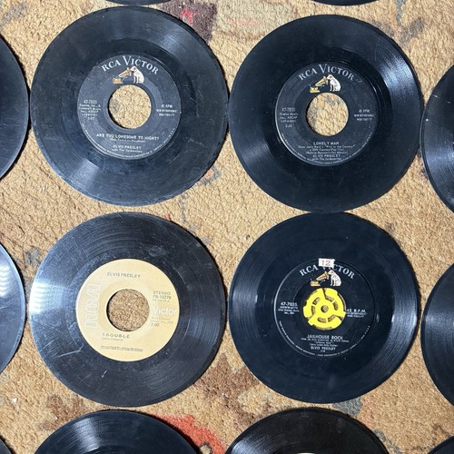 Elvis Presley 45 RPM Lot 32 Vintage 7” Vinyl Records Singles 45s Collection RCA - Imagen 8 de 11
