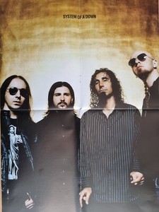 System of a down 直筆 サイン ポスター System of a down 直筆 サイン ポスター Serj Tankian signed