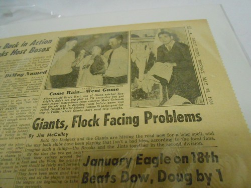 Vintage Daily News 28. Mai 1956 2 Bogen in Papphülle Sport - Bild 6 von 10