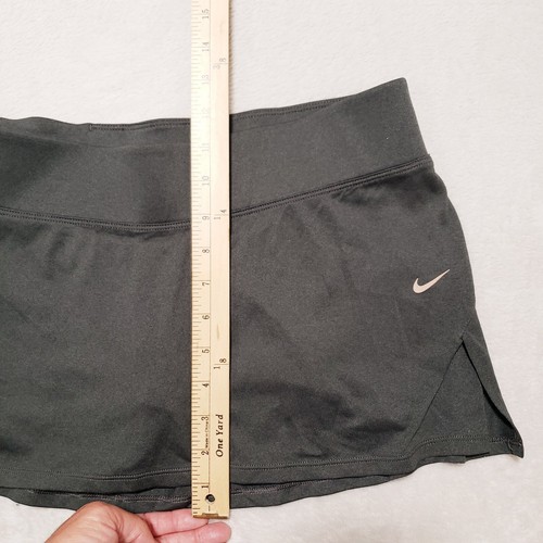 Nike Black Tennis Skirt Size Large Skort Built-in Shorts - Picture 2 of 6