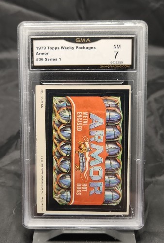 #36 Armor Topps Wacky Packages Series 1 GMA 7 NM - Picture 1 of 2