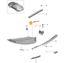 Porsche 911 991 Carrera Rücklicht hinten rechts 99163114416 NEU ORIGINAL