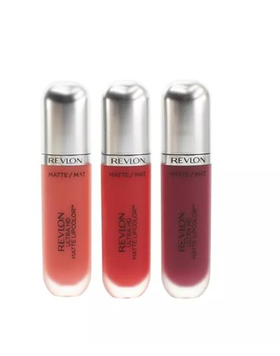Revlon Flirty Lips, 3 HD Matte Lip-colors, HD Flirtation, HD Love, HD Addiction - Picture 4 of 4