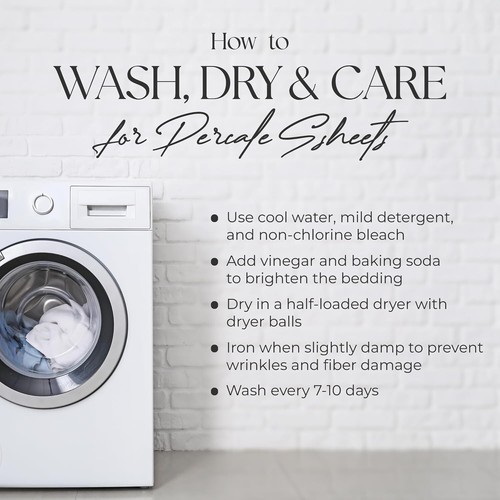 Elegant Teal Green King Size Cooling Sheets - 100% Cotton for Ultimate Comfort - Picture 10 of 11