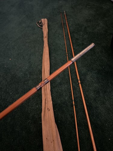 Vintage Tonkin Cane  bamboo fly rod 3 Piece - Picture 8 of 8