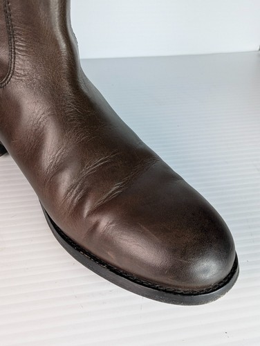 Frye Melissa Button 2 braune kniehohe Damen-Reiterstiefel zum Überziehen Größe 9 - Bild 7 von 15