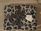 Barefoot Dreams Cozy Chic Safari Dove Grey 45" x 60" throw blanket NEW WITH TAGS