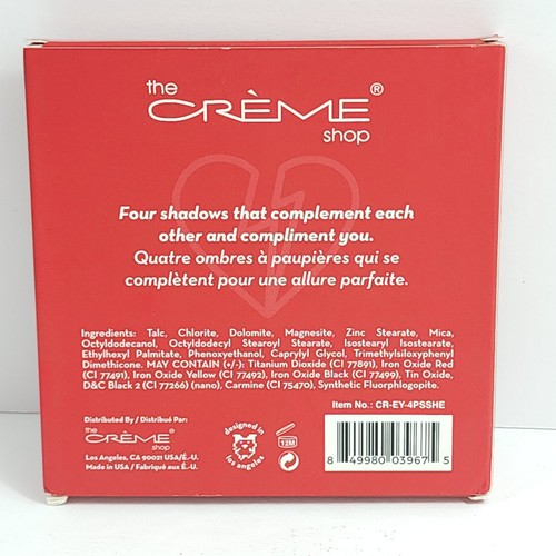 The Creme Shop SO SHADY Quad Lidschatten Palette Heartbreakers Reisegröße - Bild 4 von 6