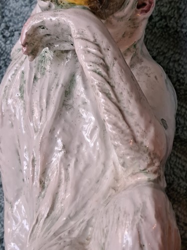 Vintage italienische Majolika Mid Century Keramik Affe Skulptur, Hollywood Regency - Bild 11 von 15