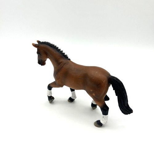 2 Schleich Pferde Hannoveraner Hengst Dressur Pferd Figur Elfe - Bild 2 von 8
