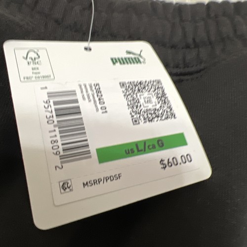 Puma Herren Logo Gr. L SWxP Jogginghose schwarz Jogger Relaxed Tapered 538240-01 $60 - Bild 4 von 11