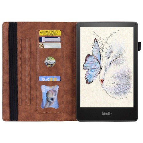 For Amazon Kindle Paperwhite 12th Gen 2024 7" Case PU Leather Wallet Stand Cover - Picture 32 of 58