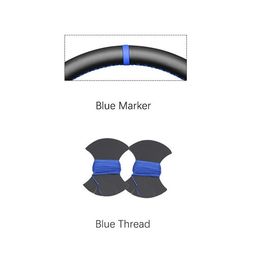 Black Suede Yellow Marker Car Steering Wheel Cover For Dodge Challenger Charger - Picture 16 of 16